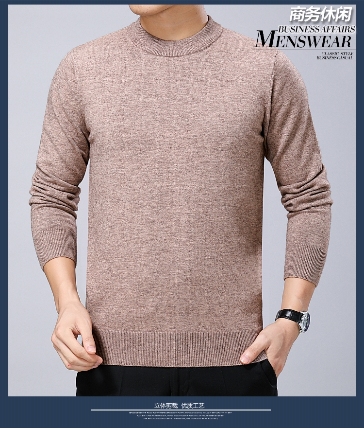 Mùa xuân và Mùa Thu Cardigan Nam Trung Niên Gà Tim Cashmere Áo Len Người Đàn Ông Kinh Doanh của Solid Color V-Cổ Áo Len Cộng Với Phân Bón XL