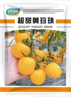 Супер сладкий желтый жемчужный томатный семена 100 капсул