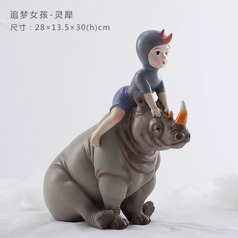 Nordic household INS decoration unicorn decoration American soft decoration living room decoration birthday gift Christmas