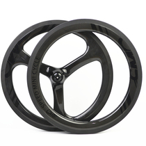 Small cloth SMC 16-inch 349 Carbon fiber three-knife wheel set Hubsmith Flower Drum 6 Speed Wheel Group