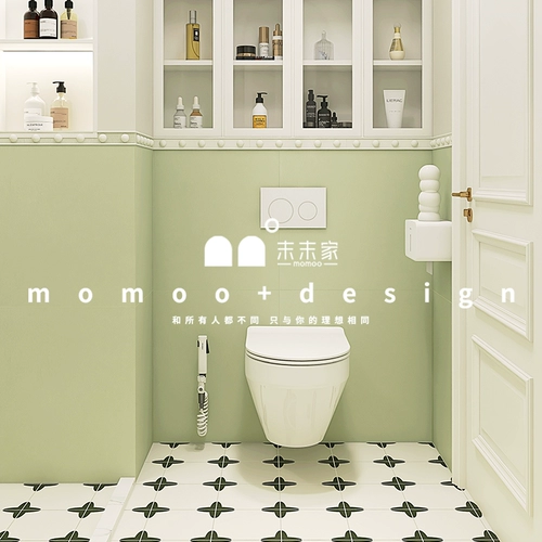 Последний дом зеленый свежий и свежий плитка для ванной