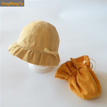 Baby Spring and Autumn Winter Princess Hat Baby Cute Fisherman Hat Girl Sunscreen Hat Infant Sun Hat