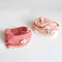 Baby girl wool collar fall winter baby sweet knit scarf girl child warm scarf baby collar