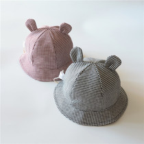 Baby Spring and Autumn Winter Fisherman Hat Baby Sunscreen Hat Baby Children's Ears Sun Hat Men's and Women's Hat