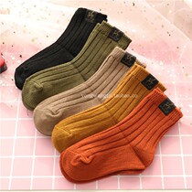 Boys spring and autumn and winter cotton socks baby small loose-mouth socks baby baby socks boy sweat-absorbent socks