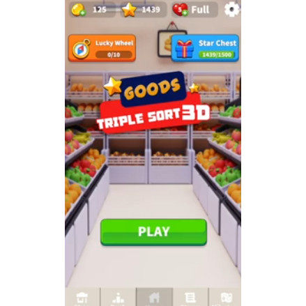 Unity货柜消除排序 Goods Triple Sort 3D超市购物类精品游戏原始-成都宝兰