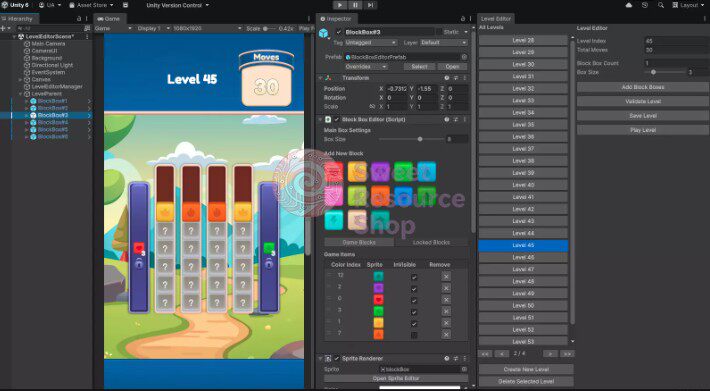 图片[6]-Unity Sort Match Color Puzzle Template Editor 1.0.10 包更新-成都宝兰