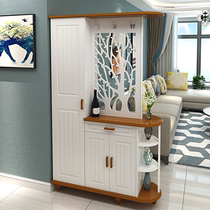 Double-sided door Hall Cabinet porch cabinet shoe cabinet hollow screen simple modern living room partition cabinet wine cabinet