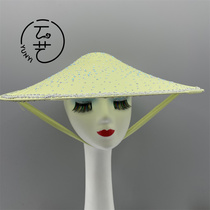 Beijing Yunyi Design Customized Art Examination Classical Repertoire Painting Tea Leisure Expression Dance Headgear Hat Props Customized