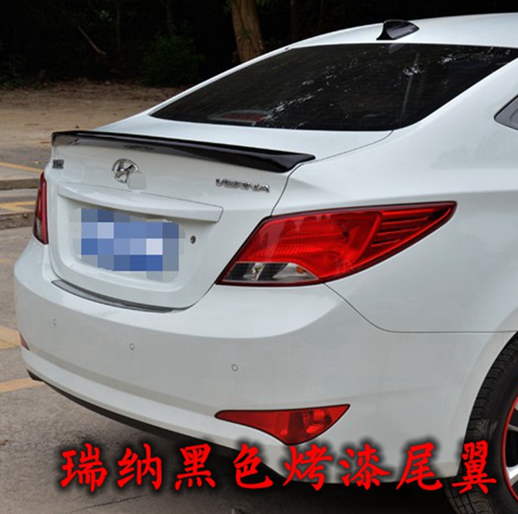 10-14 Đuôi xe mui trần Hyundai Rena Cánh đuôi sơn cánh miễn phí ABS sửa đổi đặc biệt - Sopida trên cánh gió oto