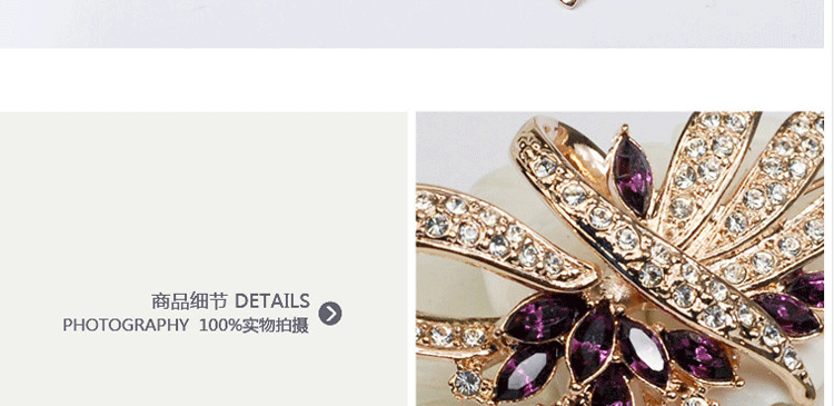 Broche femme en cristal autrichien - Ref 1178504 Image 10