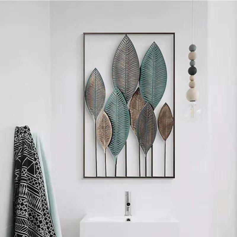 Nordic iron art home decoration wall decoration wall hanging wall metal decoration modern minimalist living room creative wall decoration pendant