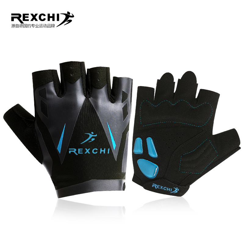 Riding Gloves Half Finger Mountaineering Bike Summer Men And Women Thin Air Permeable Outdoor Sport Non-slip Shock Absorbing Bike Gear