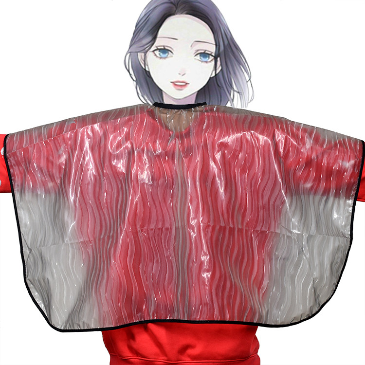 Hairdressing supplies increase hairdressing transparent shawl perm dye pad shoulder dyed hair shampoo baked oil hair salon hair cut waterproof cloth