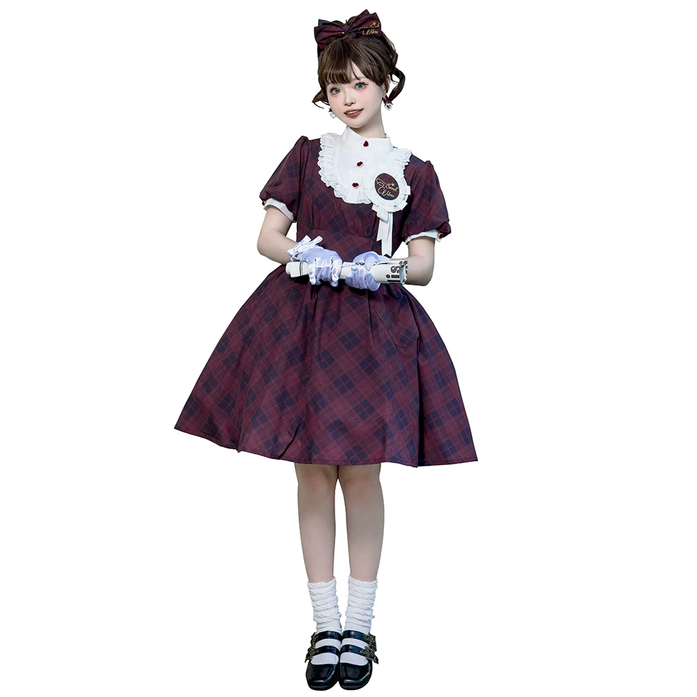 pink настоящее платье, стиль Lolita