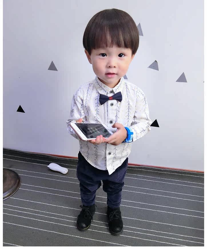 Chemise garcon à manche longue - Ref 2073945 Image 13