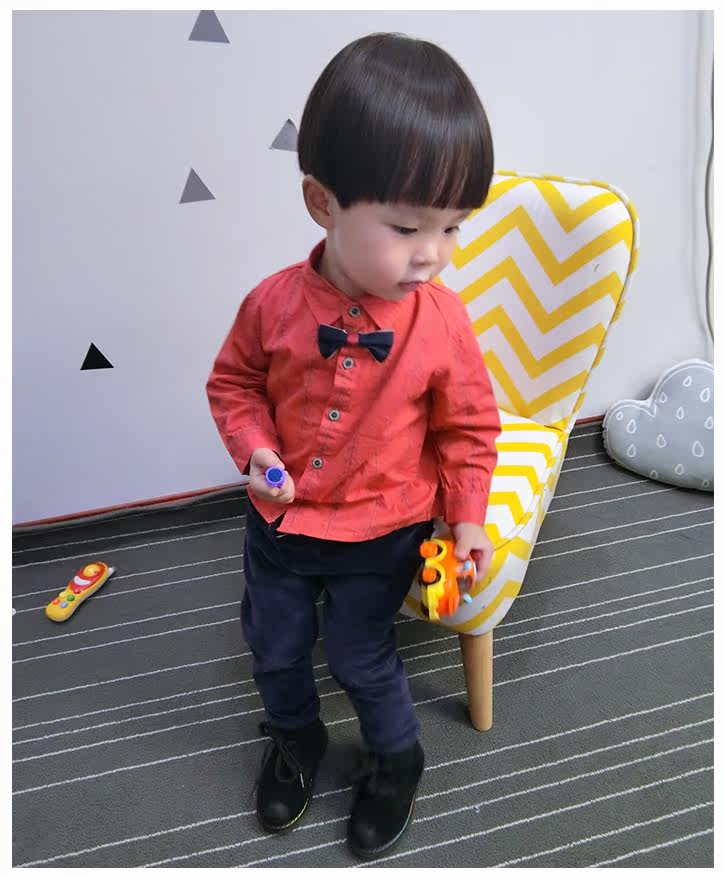 Chemise garcon à manche longue - Ref 2073945 Image 21