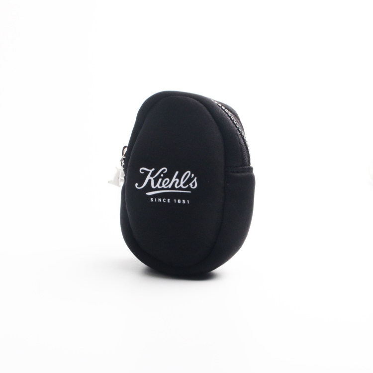 Mini Black Coin Purse Portable Small Items Miscellaneous Bag Lipstick Storage Wash Makeup Small Bag Headphone Key Case