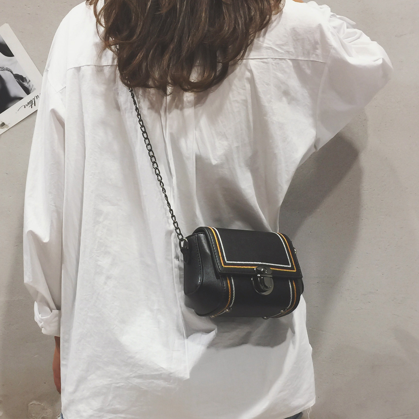 Tide Card Mini Packet Bag Women 2022 New Foreign Pie Women's Bag Han Edition 100 Hitch Chain Pack Fashion Diagonal Satchel Bag