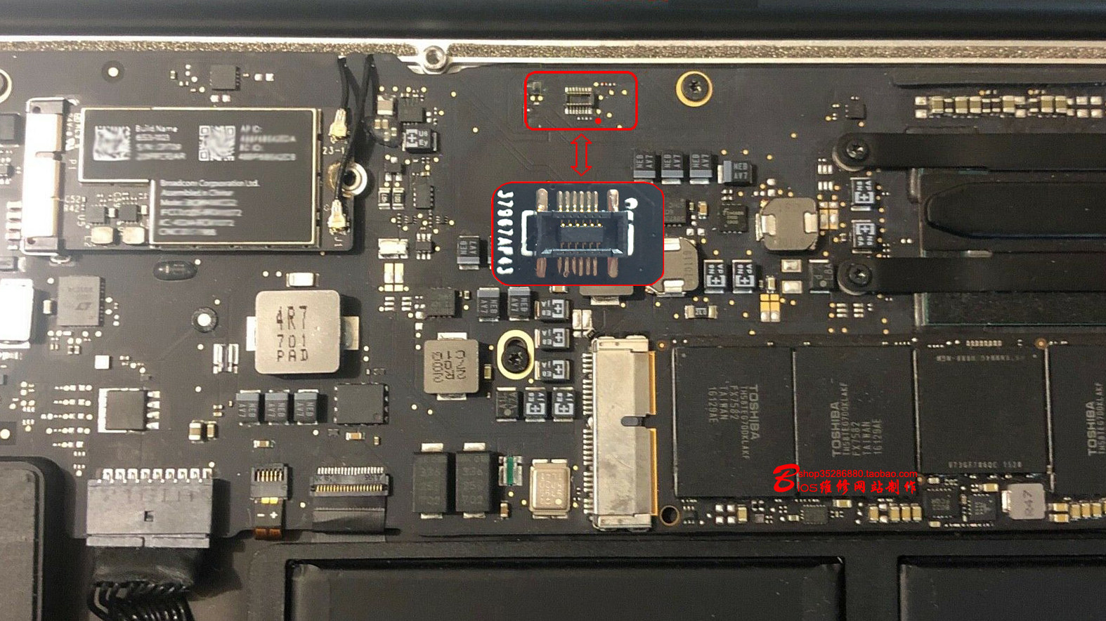 EFI BIOS chip card A1466 820-00165 2925 decrypt repair without boot firmware