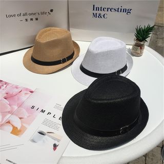 Korean style outdoor sunshade straw hat couple hat fashionable spring