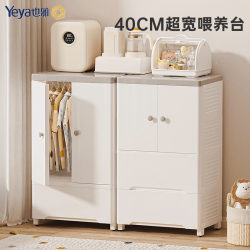 Yeya Feeding Table Storage Cabinet Baby Baby Products Storage Rack Kidsren's Wardrobe Toy Organization Floor Storage Cabinet