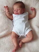 48cm Reborn Baby Simulation Doll Timothy Newborn Baby Cute Literature Baby Boutique Collection