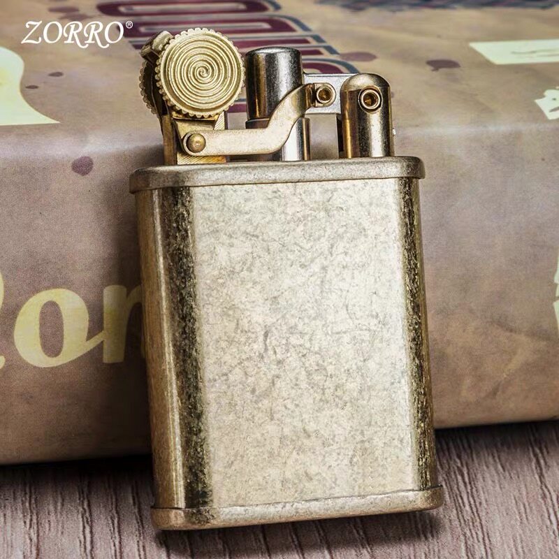 Ultra Play Brass New Kerosene Lighter Old Vintage Nostalgia Grinding Wheel Original Copper Send Boyfriend Custom