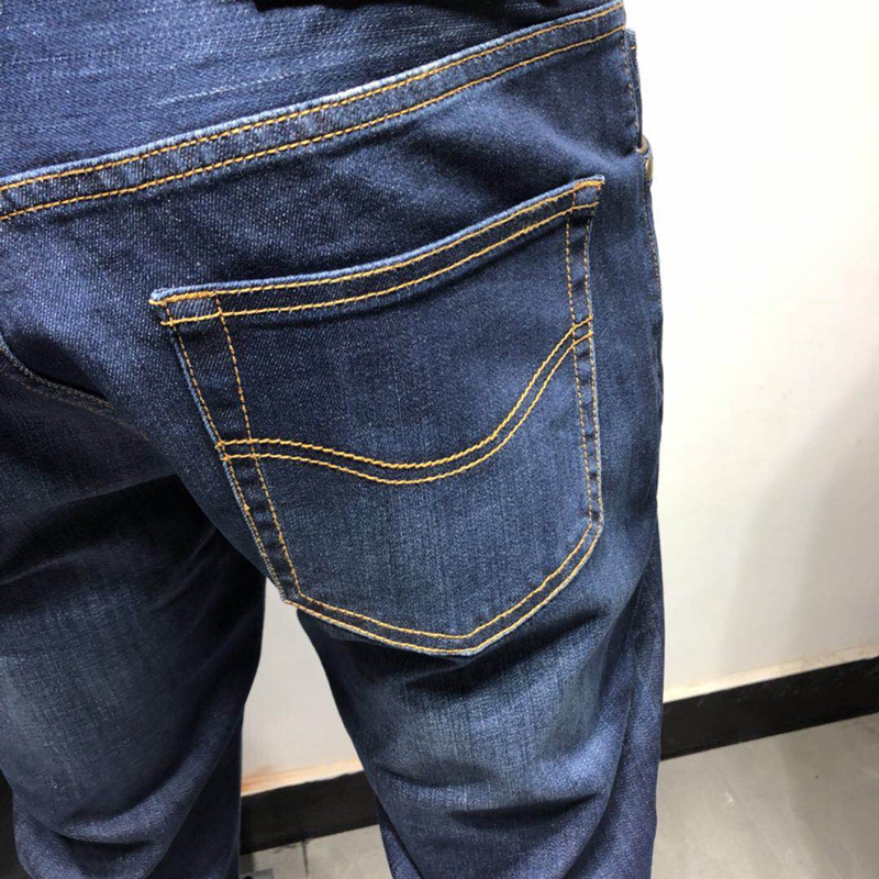 Modillo nam thương hiệu mùa xuân và mùa hè mẫu quần nhỏ ống hơi mỏng cotton nhỏ chân thẳng quần dài quần jeans - Quần jean quan jean nam