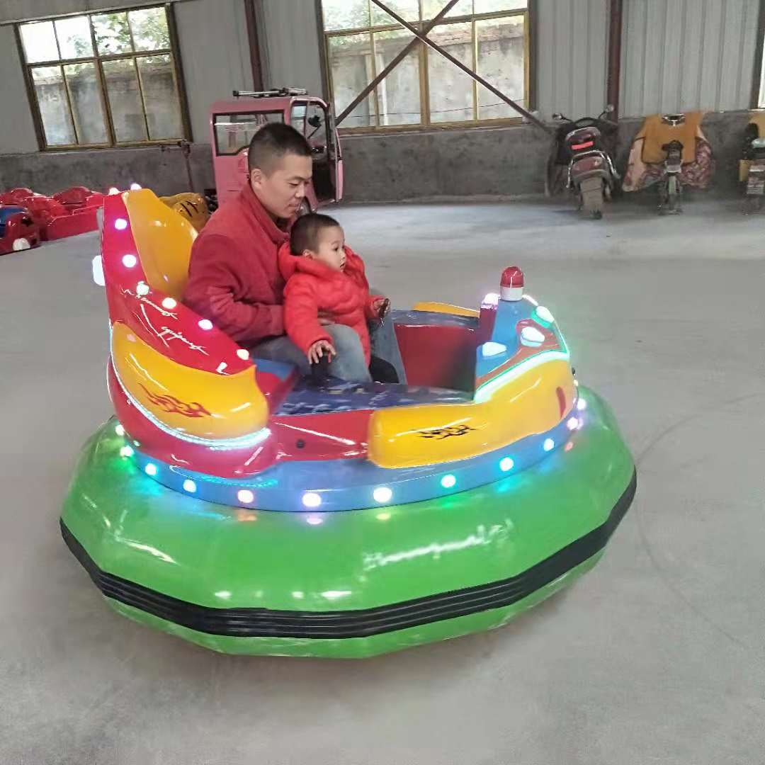 New ice space bumper car indoor and outdoor luminous parent-child large double square children's play equipment