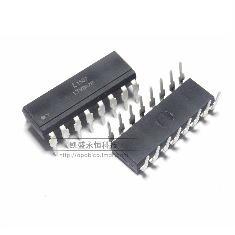 Straight beat) Straight inserts LTV847 LTV-847 DIP-16 optoelectronics coupled optical isolator special price