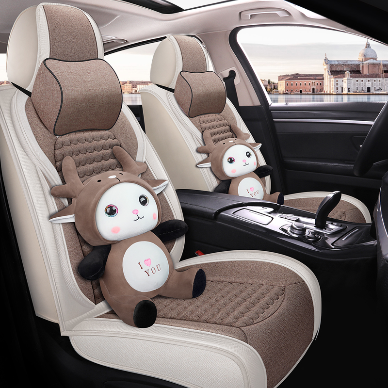 Car seat cushion four seasons seat cover goddess seat cushion Langyi Emgrand Yinglang Binzhi full surround buckwheat shell seat cover