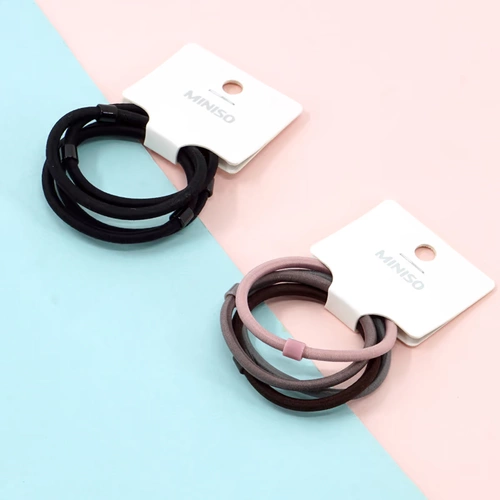 Эластичная базовая резинка для волос, аксессуар для волос, простой и элегантный дизайн, японские и корейские