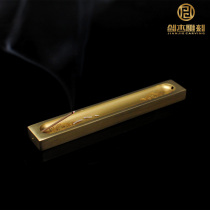 Wire incense insert household sandalwood brass incense burner insert seat incense box indoor pillow multifunctional creative aromatherapy stove