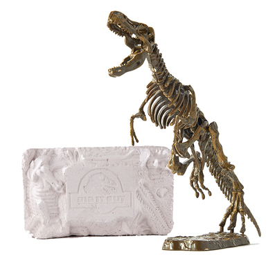 【蓝宙】恐龙化石拼装模型儿童手工diy