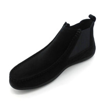  2021 autumn and winter new high-top shoes mens trendy foot cover all-match anti-velvet matte cowhide mens shoes fashion leather casual shoes