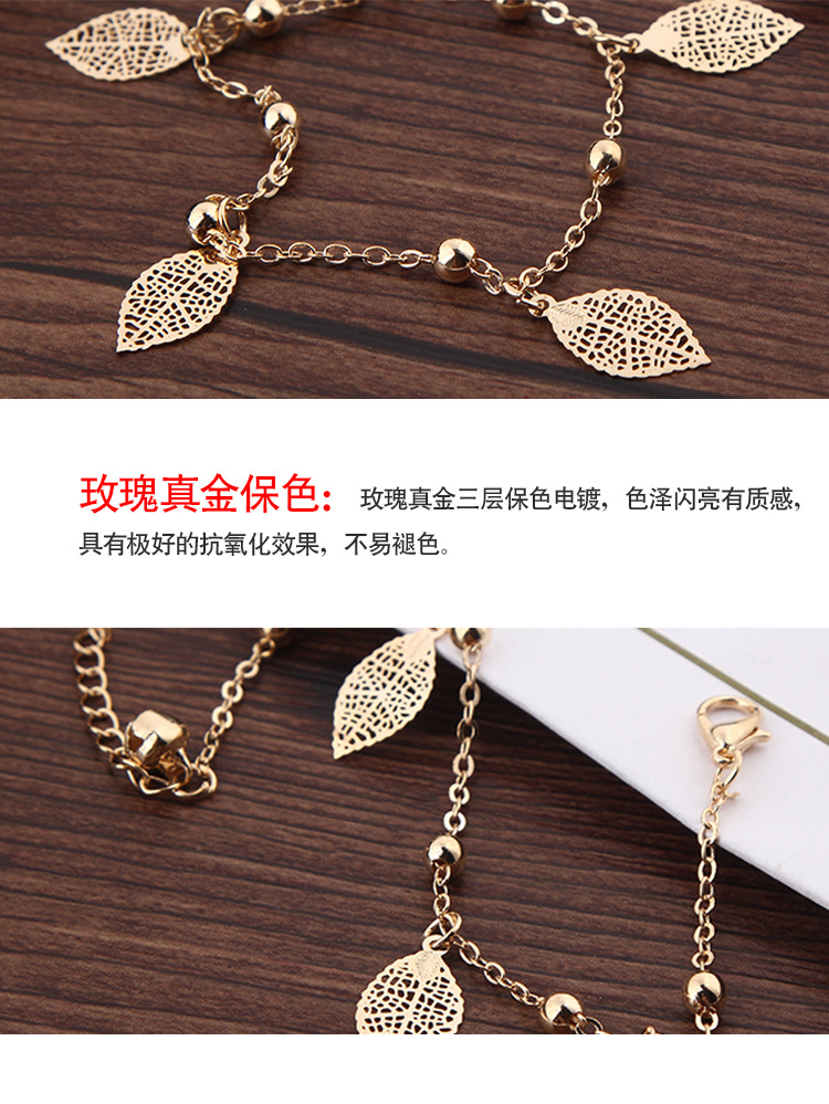 Phiên bản tiếng Hàn của vòng chân bướm đơn giản nhỏ chuông tươi thiết kế thời trang vòng chân bạn gái sinh viên quà tặng sinh nhật - Vòng chân vòng chân cá chép nữ