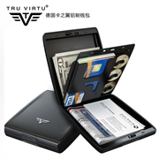 Đức thẻ TRU VIRT cánh nhôm ví chống RFID công nghệ cao ví chống khử điện từ blog cổ điển - Ví / chủ thẻ