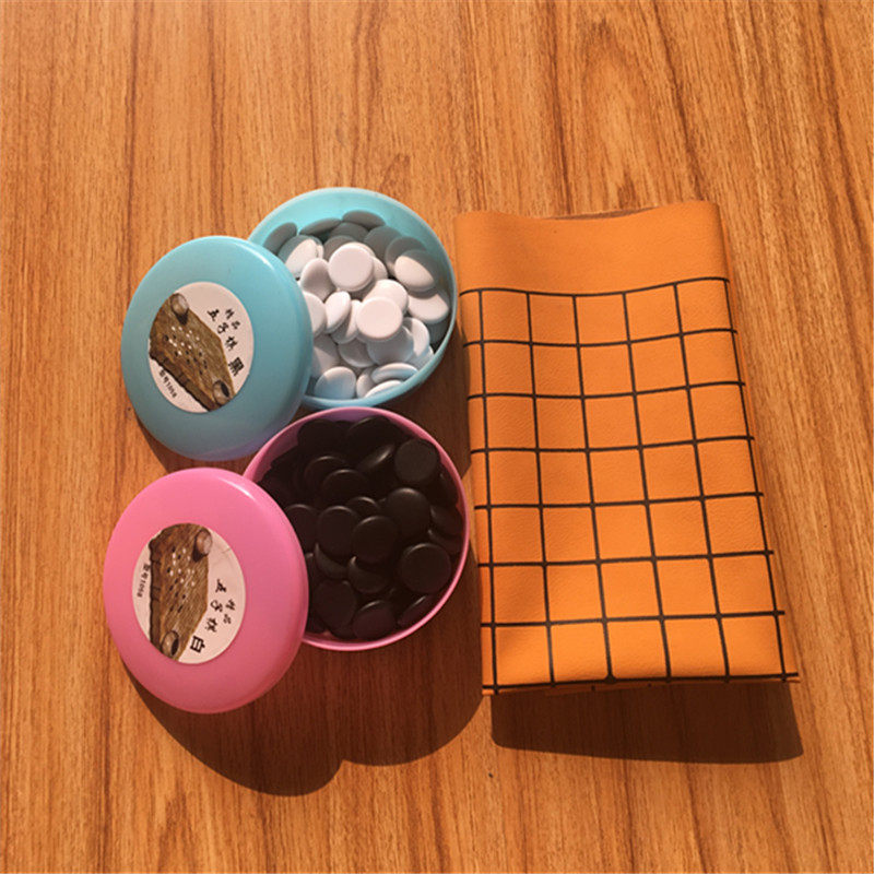 Backgammon Children's student Go backgammon two-in-one set Backgammon board black and white backgammon pieces