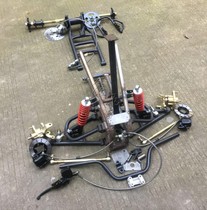 DIY Modified Kart accessories homemade four-wheeler front and rear suspension suspension steering gear brake front front and rear axle