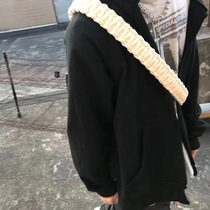 Stefan style woven hemp rope FAR with Joker shoulder strap pants rope trend fashion accessories