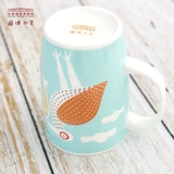 Китайский креативный керамический музей, мультяшная чайная чашка для домашнего использования для влюбленных