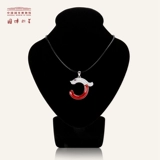 Китайский агатовый музей, украшение в форме дракона, ожерелье, подвеска, мужской аксессуар, серебро 925 пробы, подарок на день рождения