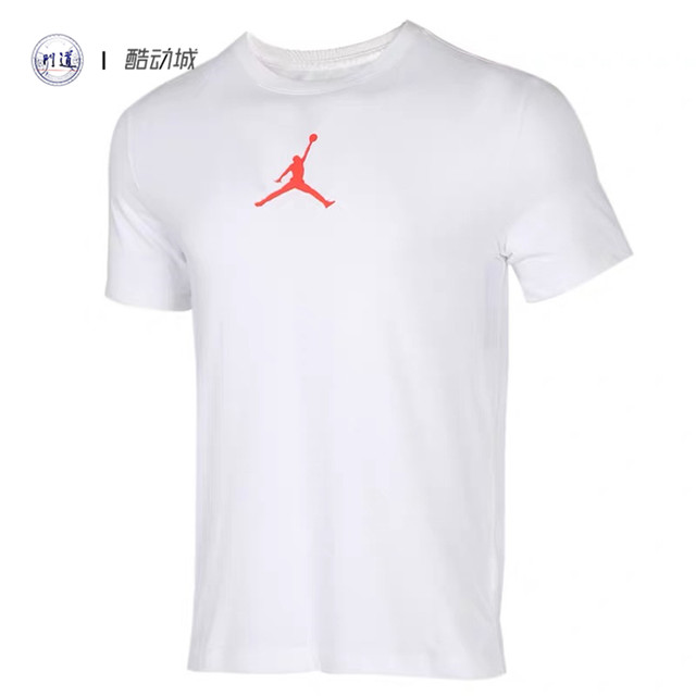 JORDANJUMPMAN men's quick-drying trapeze LOGO short-sleeved T-shirt BQ6741-101-010