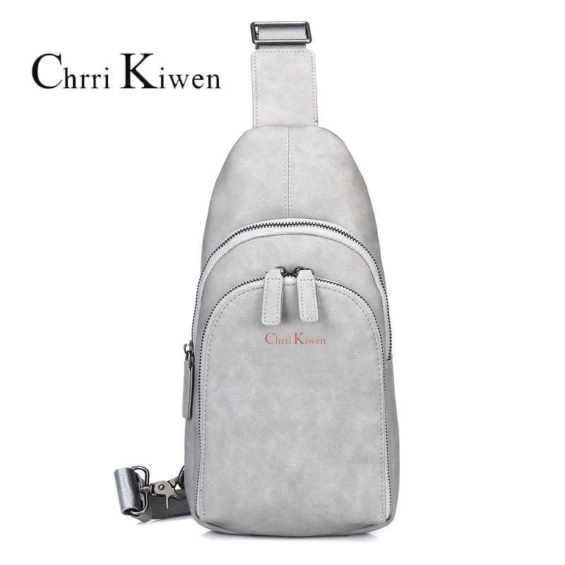 Chrri Kiwen chest Bag Men's Korean oblique backpack multifunctional sports leisure shoulder bag men's bag