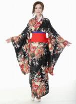  Long vibrator sleeve modified kimono Dance costume Performance costume Japanese stage costume COS costume House dance photography photo costume