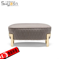 Light extravagant minimalist Designer Bedroom Bedstool Nordic Living Room Sofa strip stool Fancy Cloth Art Changing Shoes stools