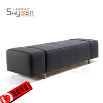 Postmodern fashion Stainless Steel Bench more Stool Door Hall Long Strip Stool for shoes Bench Bed Tailstool Designer Furniture