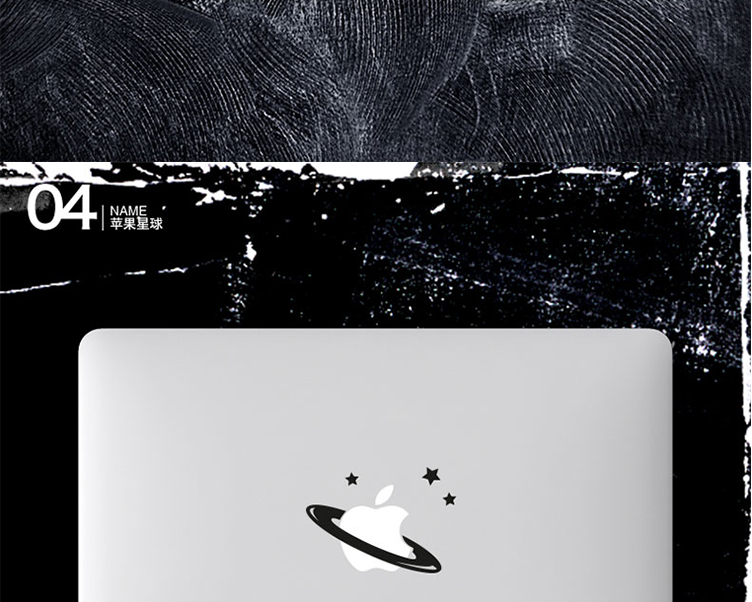 không khí SkinAT Mac / pro của Apple máy tính xách tay dán biểu tượng cục bộ cá tính sáng tạo phim hoạt hình - Phụ kiện máy tính xách tay miếng dán chống chói màn hình máy tính