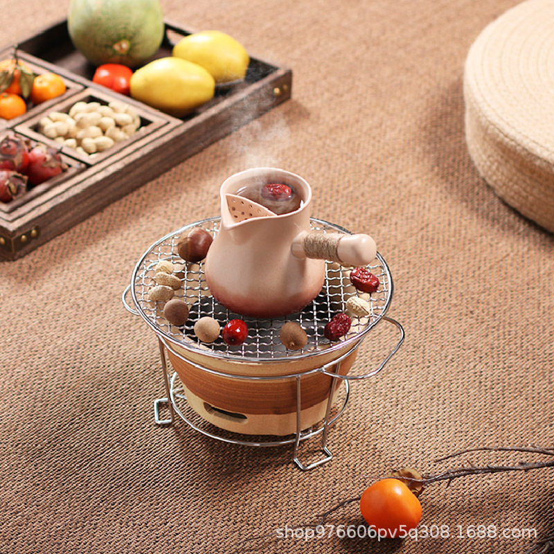 Complete oven accessories for cooking tea full household canned indoor and outdoor canned teapot a set of roast charcoal stove